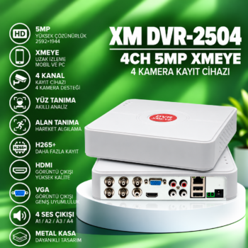 XM DVR-2504 4CH 5MP XMEYE