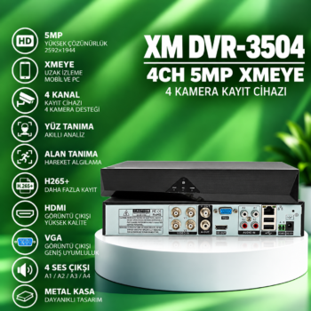 XM DVR-3504 XMEYE 5MP