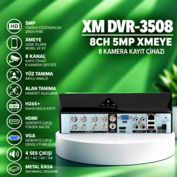 XM DVR-3508 XMEYE 5MP