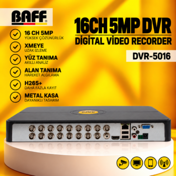 BAFF DVR-5016 16CH 5MP XMEYE