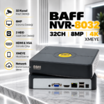 BAFF NVR-8032 32CH 8MP 4K XMEYE