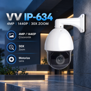 VV IP-634 4MP 1440P SPEED DOME KAMERA