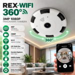 REX-WIFI 360 3MP 1080P PANORAMİK KAMERA