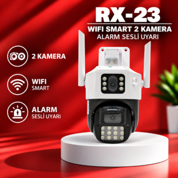 WIFI SMART 2KAMERA ALARM SESLİ UYARI RX-23