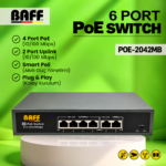 BAFF POE-2042MB POE SWİTCH