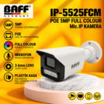 BAFF IP-5525FCM POE 5MP FULL COLOUR Mic.IP KAMERA