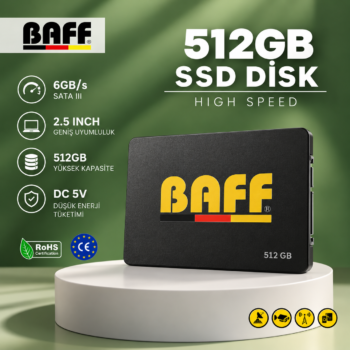 BAFF 512GB SSD DISK