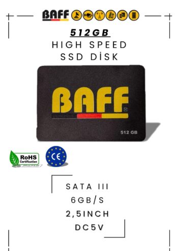 BAFF 512GB SSD DISK