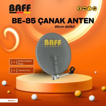 BAFF BE-85 ÇANAK ANTEN 85CM DELİKLİ