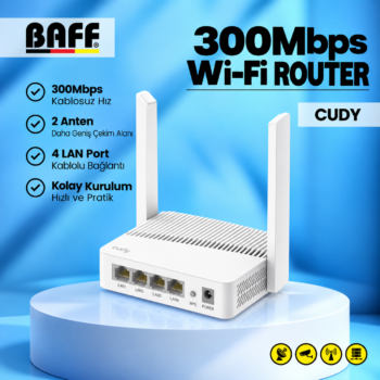 CUDY 300Mbps WI-FI ROUTER