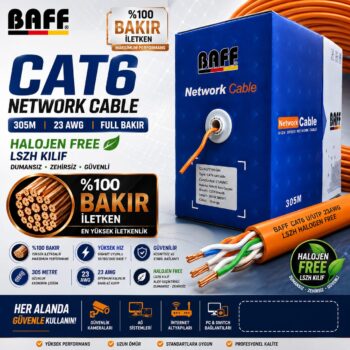 BF-8305 BAKIR 8305 CAT6 UTP 305M