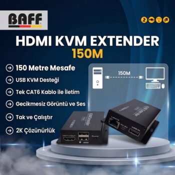 HDMI KVM EXTENDER BAFF HE-150